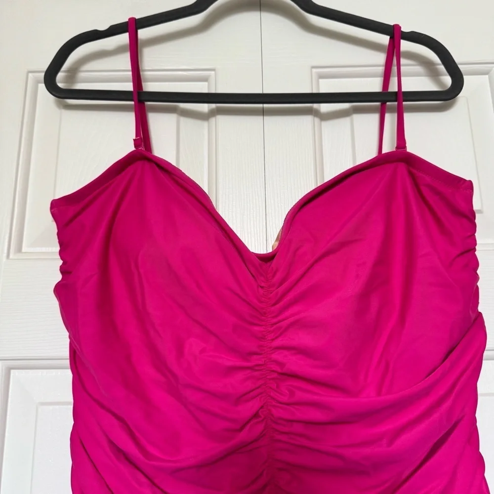 J. Crew Ruched Sweetheart One Piece Swimsuit NWT‎